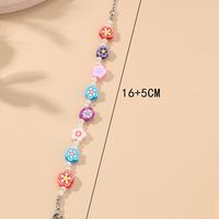 New Acrylic Colorful Flower-shaped Cute Jewelry Bracelet Wrist Ring main image 3