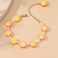 New Acrylic Colorful Flower-shaped Cute Jewelry Bracelet Wrist Ring sku image 2