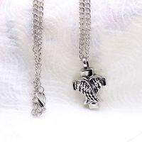 Fashion New Angel Wings Cross Alloy Pendant Necklace main image 1