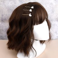 Cute White Rabbit Drip Oil Hairpin Headdress Clip Set main image 3