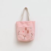 Nueva Bolsa De Lona Para Mujer De Verano Ins Estilo Japonés Coreano Gran Capacidad Bolsa De Escuela Para Estudiantes Una Bolsa De Hombro main image 8