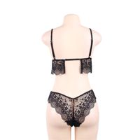 Sexy Solide Couleur Sling Dentelle Soutien-gorge Grande Taille Sexy Lingerie main image 3