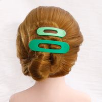 Simple Style Solid Color Forehead Duckbill Clip Large Hair Clip main image 4