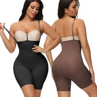 Belly Contracting And Hip Lifting Slim Legs Seamless High Waist Stretch Corset Underwear main image 1