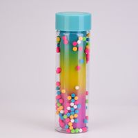 New Creative Gradient Color Rainbow Double-layer Water Bottle sku image 2