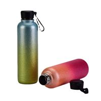 2022 New Stainless Steel 500ml Double-layer Thermos Bottle Portable Water Bottle main image 3