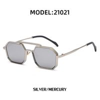 New European And American Men's Polygonal Small Frame Sunglasses Wholesale sku image 20
