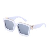 Fashion Diamond Big Square Frame Sunglasses Wholesale Nihaojewelry sku image 15