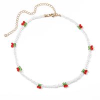 Simple Style Geometric Beaded Inlaid Pearls Women's Necklace sku image 33