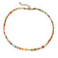 Simple Style Geometric Beaded Inlaid Pearls Women's Necklace sku image 11