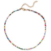 Simple Style Geometric Beaded Inlaid Pearls Women's Necklace sku image 3