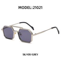 New European And American Men's Polygonal Small Frame Sunglasses Wholesale sku image 18