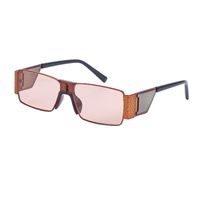 European And American Punk Small Frame One-piece Box Wide-leg Men's Trendy Outdoor Sunglasses sku image 13