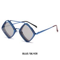 النظارات الشمسية الجديدة الرجعية Steampunk للرجال مجوفة الماس النظارات الشمسية الذكور المد والجزر Sunglasses sku image 11