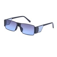 European And American Punk Small Frame One-piece Box Wide-leg Men's Trendy Outdoor Sunglasses sku image 14