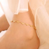 Fashion Anklet Little Pepper Multi-accessory Anklet Titanium Steel Plated With Three Layers Of Real Gold Anklet Nihaojewelry sku image 2