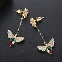Jinse Yimeng Ohrringe Neue Kreative Mode Koreanische Version Des Süßen Langen Bienen Anhängers Weibliche Ohrringe Geschenk sku image 3