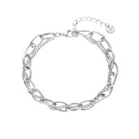 Women's Bracelet Double-layer Hip Hop Cool Titanium Steel Chain Jewelry main image 2