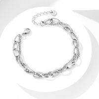 Women's Bracelet Double-layer Hip Hop Cool Titanium Steel Chain Jewelry sku image 2