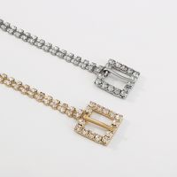 Simple Sexy Claw Chain Metal Geometric Rhinestone Waist Chain main image 4
