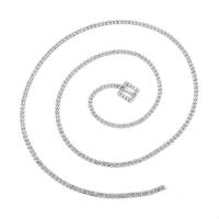 Simple Sexy Claw Chain Metal Geometric Rhinestone Waist Chain sku image 2