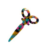 Scissors Barrettes Colorful Plastic Side Clip Acetic Acid Duckbill Clip main image 2