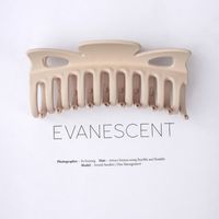 Large Hair Claw Clips Solid Color Geometric Hairpins sku image 1