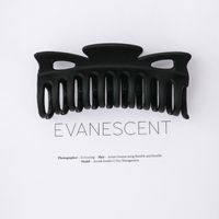 Large Hair Claw Clips Solid Color Geometric Hairpins sku image 4