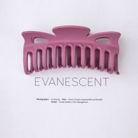 Large Hair Claw Clips Solid Color Geometric Hairpins sku image 7