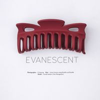 Large Hair Claw Clips Solid Color Geometric Hairpins sku image 8