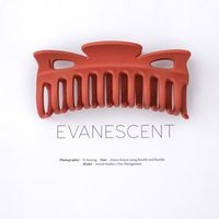 Large Hair Claw Clips Solid Color Geometric Hairpins sku image 9