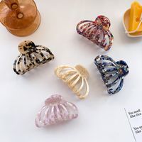 Floral Hair Claw Clip Bath Hair Claw Acetate Hair Claw Clip Hair Clip Retro Back Head Barrettes main image 6