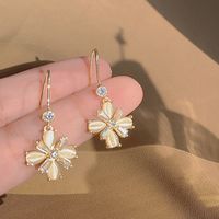 Opal Blume Fashio Ohrringe Sommer Kupfer Stud Ohrringe main image 3