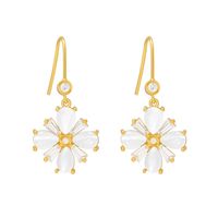 Opal Blume Fashio Ohrringe Sommer Kupfer Stud Ohrringe main image 5