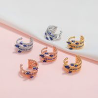 Geometric Ear Clip Fashion Copper Stud Earrings Wholesale main image 5