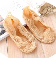 Spring Summer Breathable Silicone Non-slip Lace Invisible Women's Thin Socks main image 3