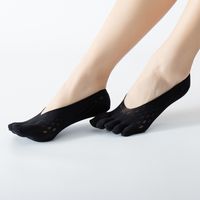 Women's Velvet Summer Mesh Breathable Invisible Silicone Lace Five-finger Stocks sku image 3