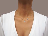 Eye Pendant Fashion Cross Clavicle Chain Women's Tophus Necklace main image 2