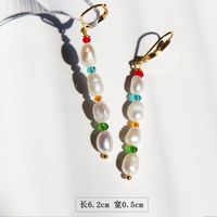 Nette Feinen Bunten Kristall String Perlen Schlüsselbein Kette Perle Halskette Armband Ohrringe sku image 1