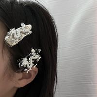 Retro Metal Dragon Totem Side Clip Hair Pin main image 3