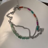 Fashion New Tassel Women's Multi-color Tourmaline Stone Handmade Beaded Necklace main image 4