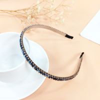 Fashion Simple Crystal Inlay Diamond Thin Edge Hairband sku image 2