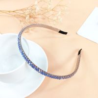 Fashion Simple Crystal Inlay Diamond Thin Edge Hairband sku image 6