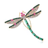 Fashion Diamond Dragonfly Animal Brooch Retro Corsage Brooch Accessories sku image 1