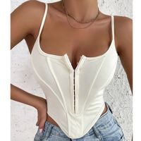 Women's Tank Tops Backless Fashion Solid Color main image 5