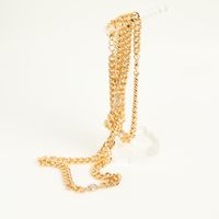 Classic Vintage Satellite Chain Zircon Inlaid Copper Choker Necklace main image 3