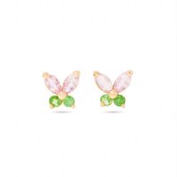 Cross-border Sterling Silver Needle Butterfly Studs Women's Japanese And Korean Temperamental Exquisite High-grade Earrings Super Fairy Mori Style Earring Ornament sku image 5