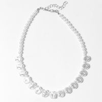 Fashion Irregular Shaped Pearl Single Layer Pearl Necklace Ornament Female main image 3