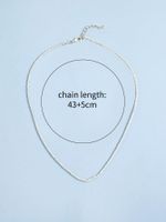 Fashion Simple Starry Clavicle Chain Sparkling Necklace Female main image 5