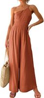 Women's Beach Casual Solid Color Single Cami Jumpsuits main image 5